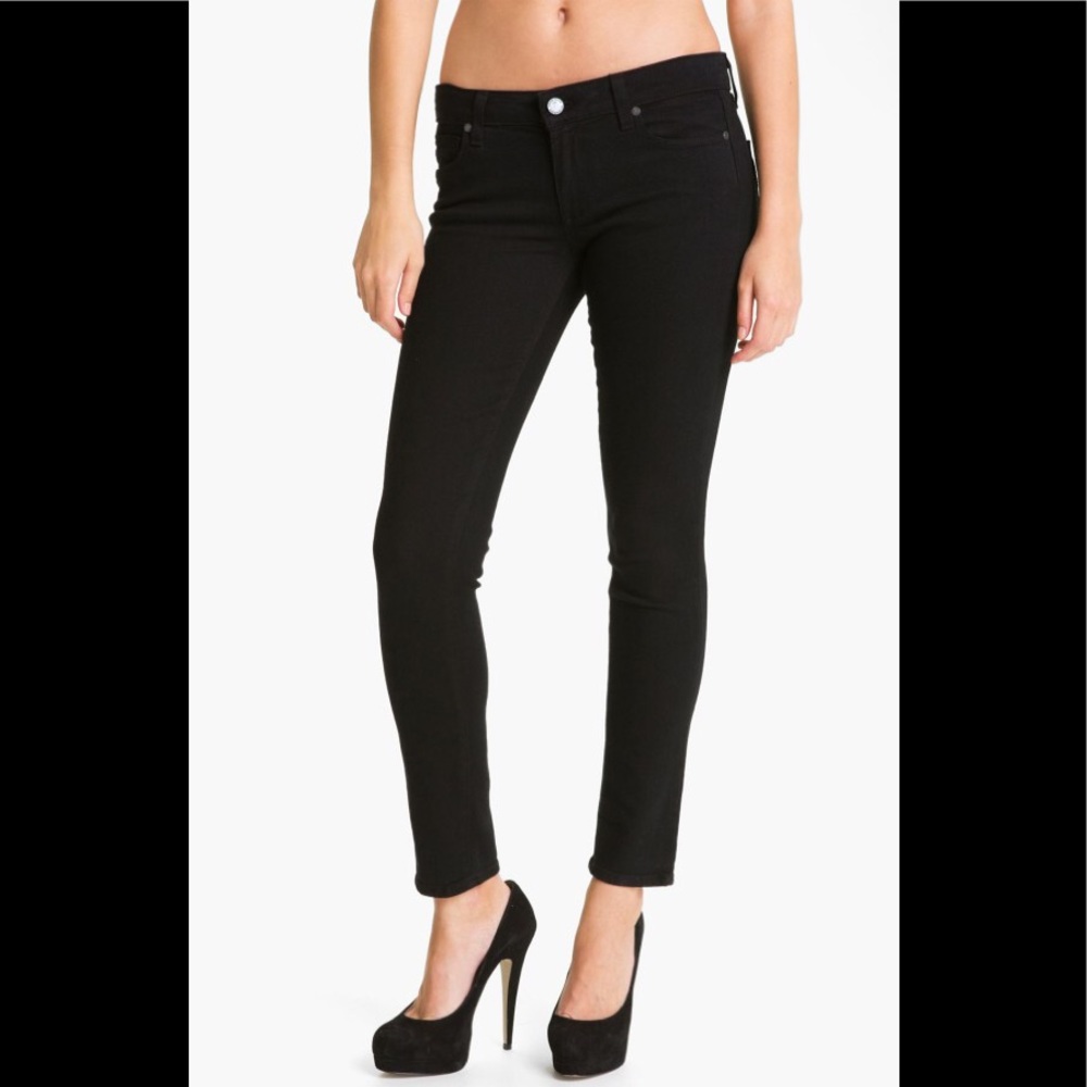 Paige peg ankle skinny - black - 30